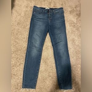 Mid rise madewell jeans
